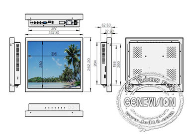 Tft Usb Cctv Lcdのモニター、卓上/壁の台紙LCDの表示の広い視野角