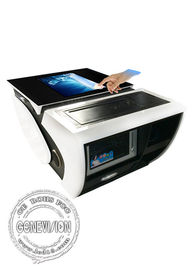 調節可能な角度LCDの広告の表示、オフィスの茶テーブルの机のキオスク