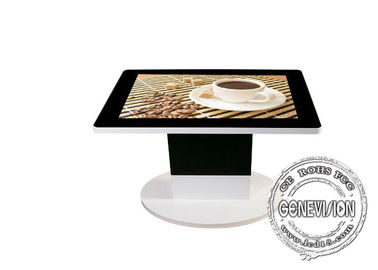 喫茶店のスマートな人間の特徴をもつタッチ画面のテーブル商業LCD Dinningのテーブルのための20ポイント接触IPS 43inchの接触テーブル