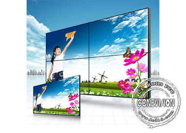 65&quot;デジタル表記のビデオ壁2X2 3.5mmの狭い斜面LCDのモニター色完全なHD 1080p