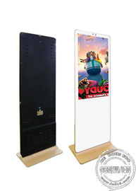立ち客の人間の特徴をもつ無線キオスクのデジタル表記LCDの表示1920*1080の最高の決断