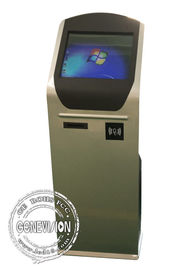 機械自己サービス キオスク プリンターNFCの接触コンピュータ キオスクに札をつける19インチ銀行列
