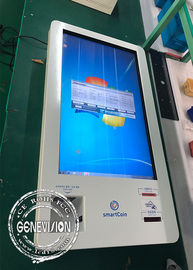 韓国の市場32インチの赤外線接触LCD自己サービス キオスクのWindowsの現金受信機の支払のキオスク
