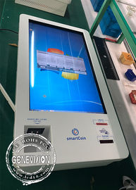 韓国の市場32インチの赤外線接触LCD自己サービス キオスクのWindowsの現金受信機の支払のキオスク