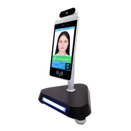 臨時雇用者の走査器のスマートなパス スクリーン8&quot;人間の特徴をもつタブレットの顔認識のデジタル体温計