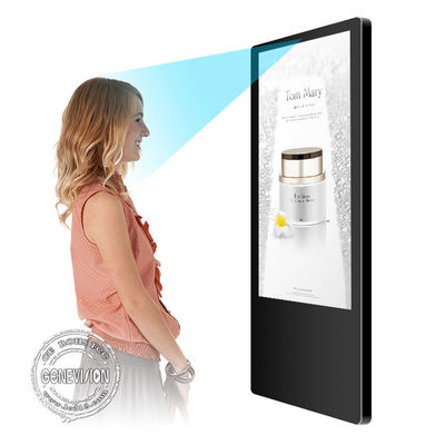 400CD/M2壁の台紙AIはエレベーターのための顔認識LCDの広告の表示を