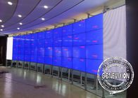 10W Digital Signage Video Wall 55 inch 4*8 Curved Ultra large Samsung IR Touch Screen