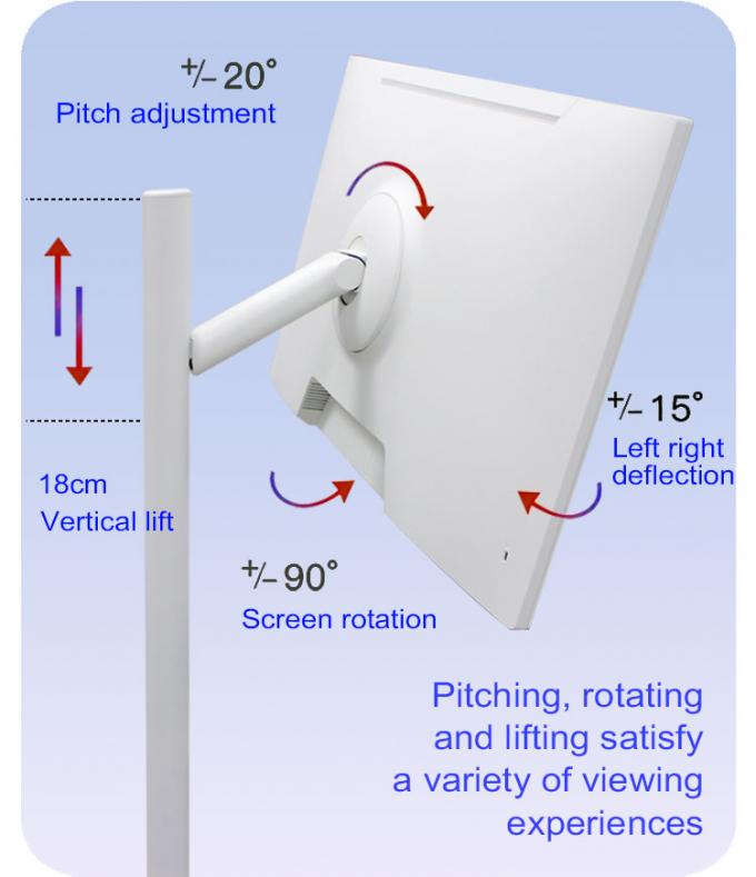 24" 27" 32" モバイルスマートスクリーン Android 11 OS 4GB 64GB ロール可能スマートタッチスクリーン 充電式バッテリー搭載 3