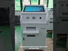 22インチタッチスクリーン A4紙 熱プリンター 指紋ICカードリーダー QRコードスキャナー カメラ自動