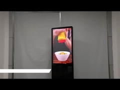 43インチPCAPタッチスクリーンキオスク カメラマイク 熱プリンター