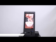 OCR パスポートリーダー 24インチ デスクトップ ホテル チェックイン 自営業キオスク カメラ マイク