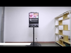 フロアスタンド アンドロイドデジタルサイネージ 21.5インチ 5G 無線電話充電 LCD広告画面