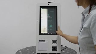 24 インチ ホテル セルフ チェックイン/アウト タッチ スクリーン キオスク