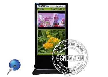 4Gモジュール700cd/m2デジタルのキオスクLCDの広告のキオスクWIFI人間の特徴をもつデジタル スクリーンのキオスク