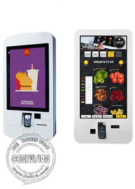 タッチ画面POS機械セルフサービスの相互表示レストランのスマートな壁の台紙LCDの表示