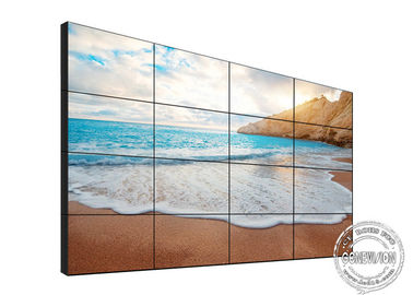 4 x 4超狭い斜面LCDのビデオ ウォール・ディスプレイ55&quot;高い明るさ