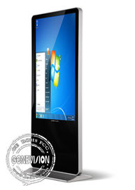 55インチのタッチ画面のWifiデジタルの表記のIPhone様式のアンドロイド7.1の広告のキオスク