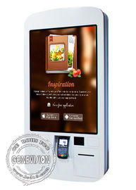 レストランWIFI人間の特徴をもつデジタルの表記32インチの壁の取付け可能な食糧命令機械
