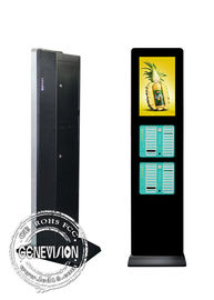 力銀行Lcdのキオスクを満たすレンタル場所の携帯電話43インチの広告機械