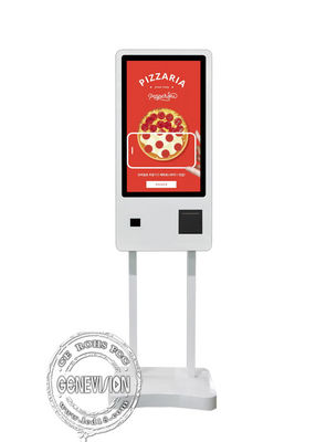 切符プリンター走査器NFCの24のインチのレストランの自己サービス キオスク