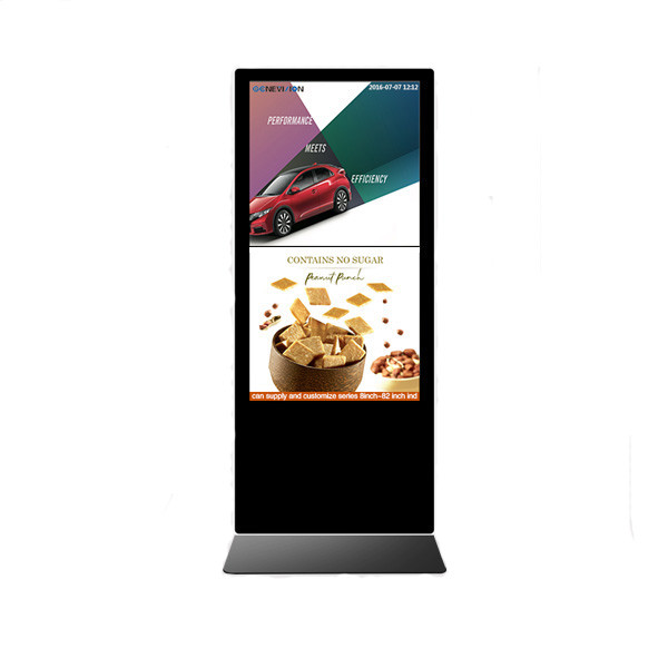 55インチトーテムIRタッチスクリーン LCDキオスク Wifi デジタルサイネージ Android 7.1システム