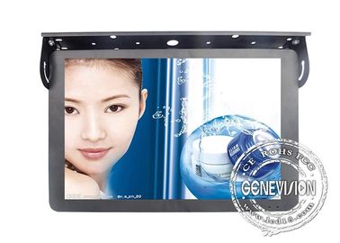 実質色18.5」明るさステレオLcdバスTV広告スクリーン500cd/M2の