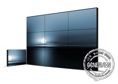 スプライスの高い明るさの狭いところの斜面3.5mmは46inch 49inch 55inch LCDデジタルの表記のビデオ壁を監察しました