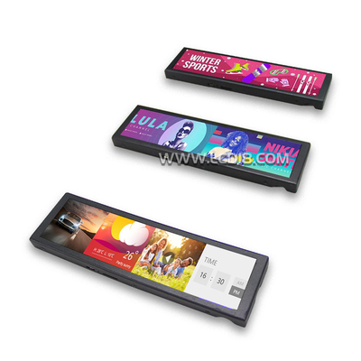 ストレッチバー画面 広告ディスプレイ Android WIFI リモコンモニター 棚ディスプレイ