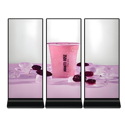 69.3インチ フルスクリーン 超薄タッチスクリーン 広告プレーヤー LCD フロアスタンド デジタルサイネージ 4K 高解像度