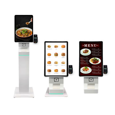24/32/43 Inch Interactive Touch Screen Kiosk with Capacitive Touch and NFC Card Reader for Self-Service Payment Terminal