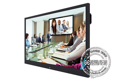 55 - 86インチ移動可能なOPSのタッチ画面 スマートなLCD Whiteboardのキオスクの人間の特徴をもつ学校教育板