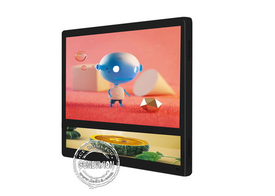 壁の台紙二重LCD USBのエレベーターの広告スクリーン