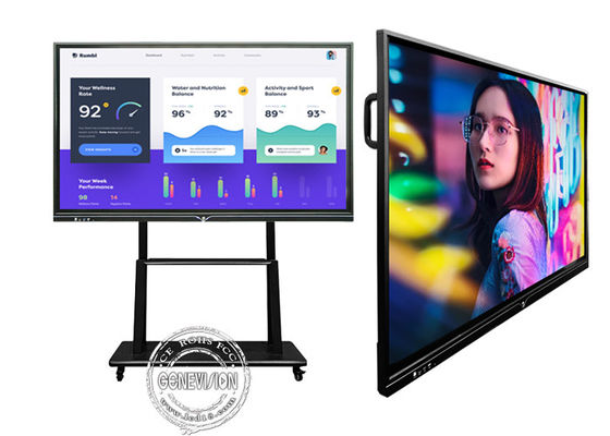 4K 75インチ会議Meettingのためのタッチ画面20ポイントのLEDフラット パネルの相互Whiteboard