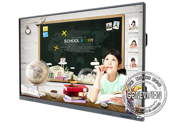 4K AGガラス タッチ画面 スマートな板デュアル システムの相互フラット パネル