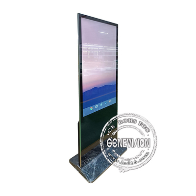 55Inch RK 3399のアンドロイド10.0の床の立場Wifi 1、Adopt磁気強いinterferを防ぐ金属の貝を、帯電防止堅くした